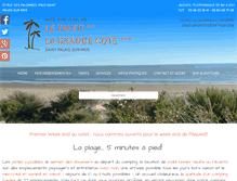 Tablet Screenshot of campinglagrandecote.com